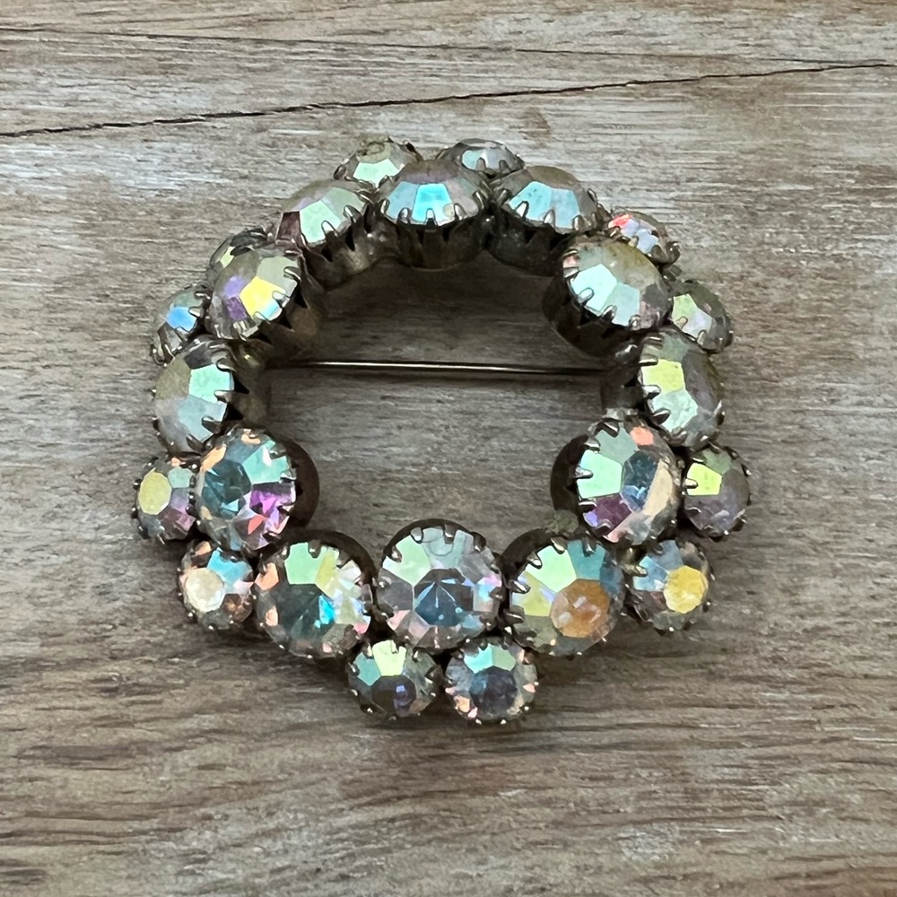 Vintage Aurora Borealis Brooch